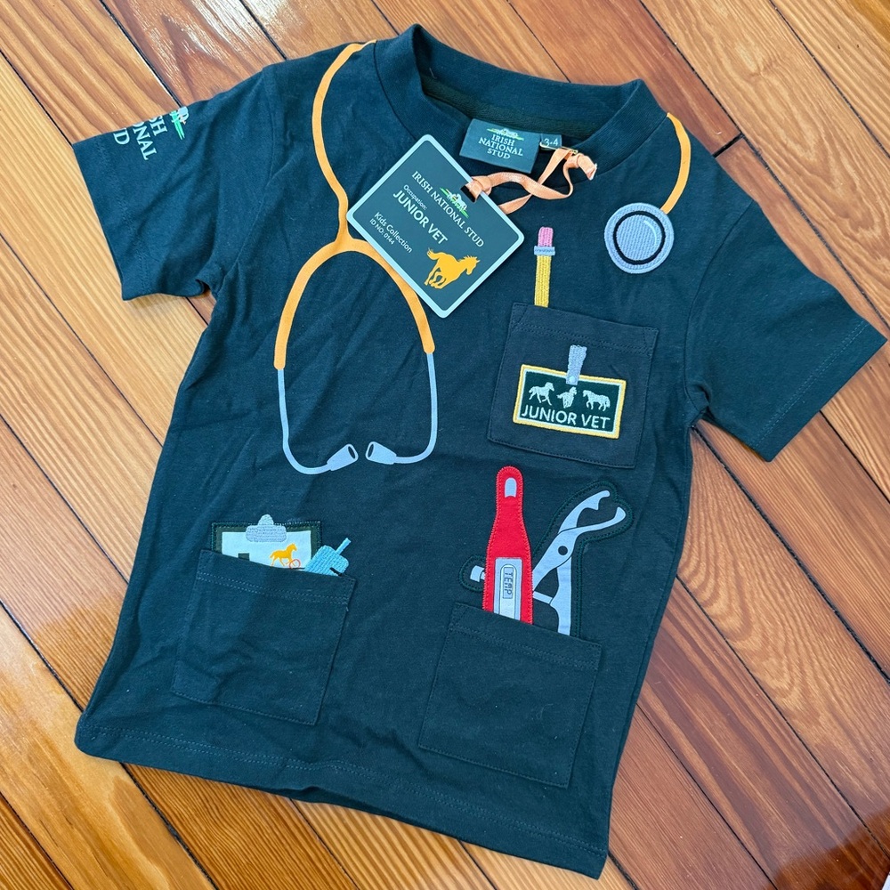 Irish National Stud Junior Vet Kids Shirt